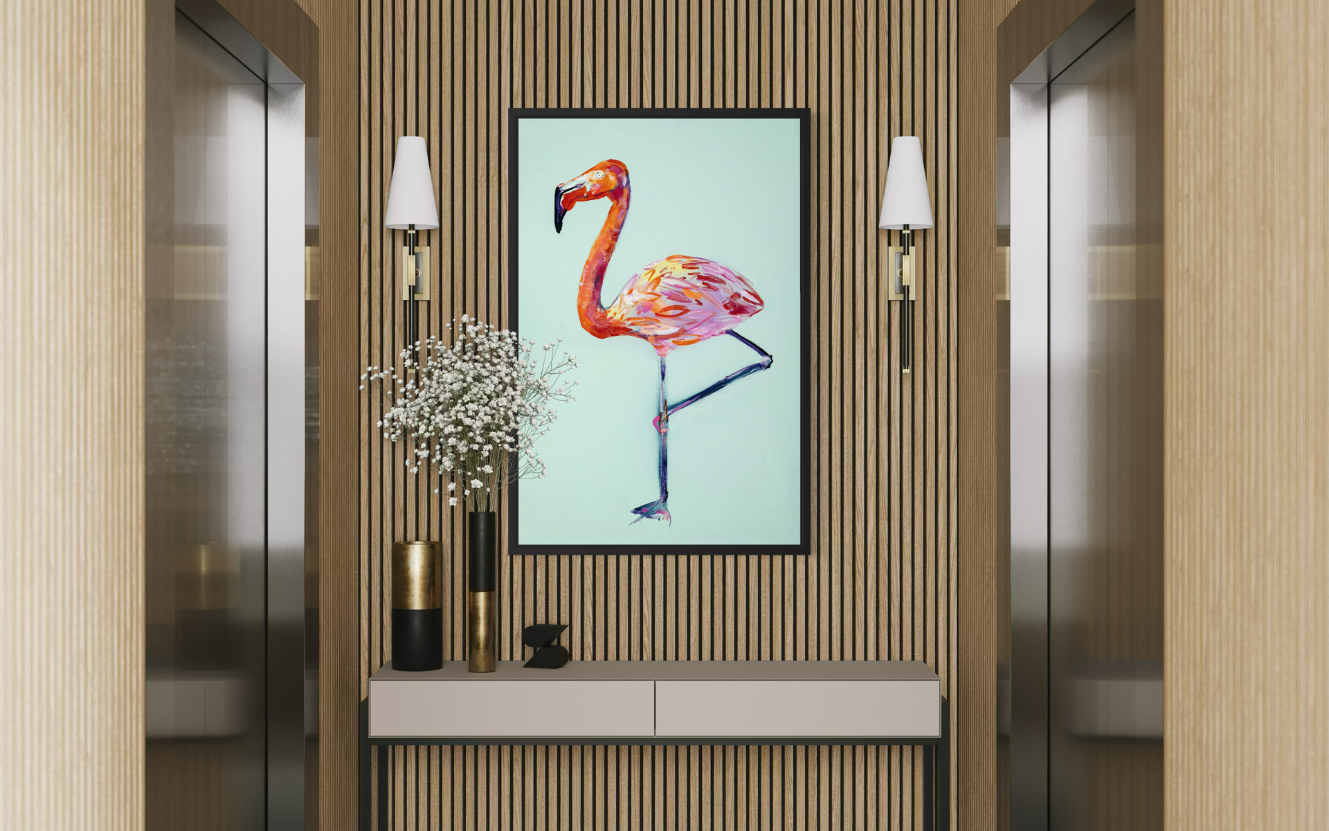 Flamingo - Canvas