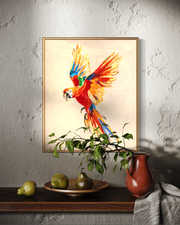 Macaw Parrot - Canvas