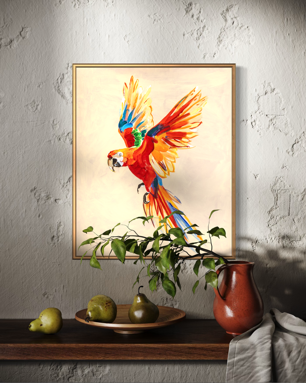 Macaw Parrot - Fine Art Print