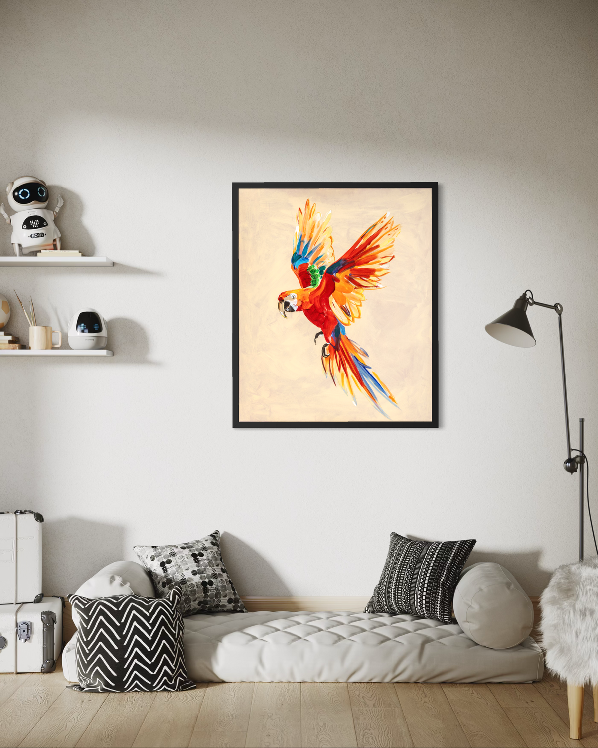 Macaw Parrot - Fine Art Print