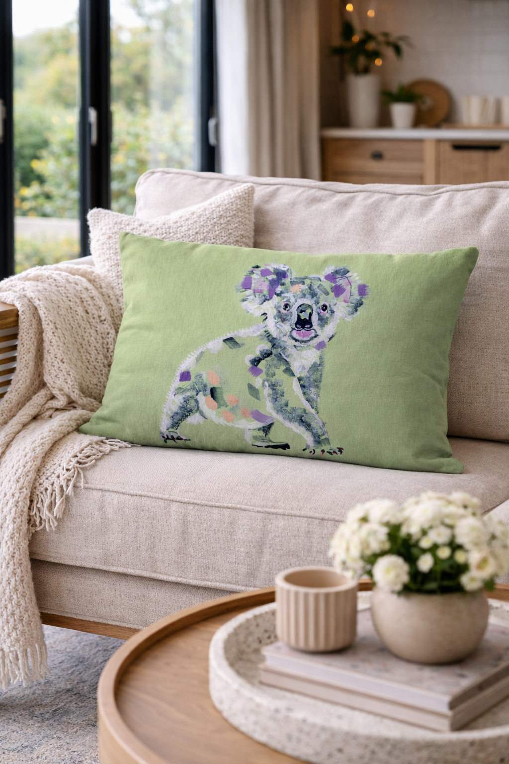 Koala Lumbar Cushion 19x13"