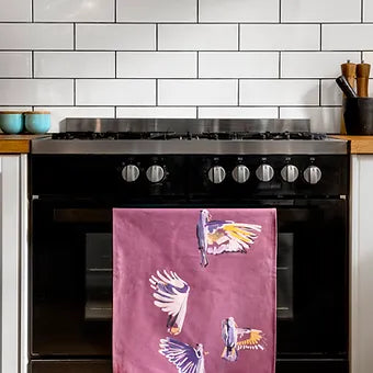 Cockatoos Tea Towel
