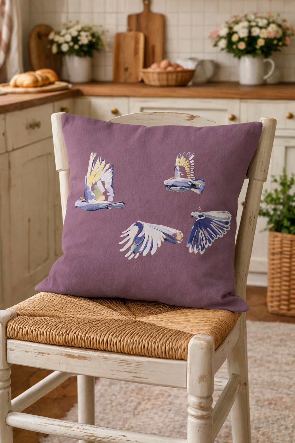 Cockatoo Cushion