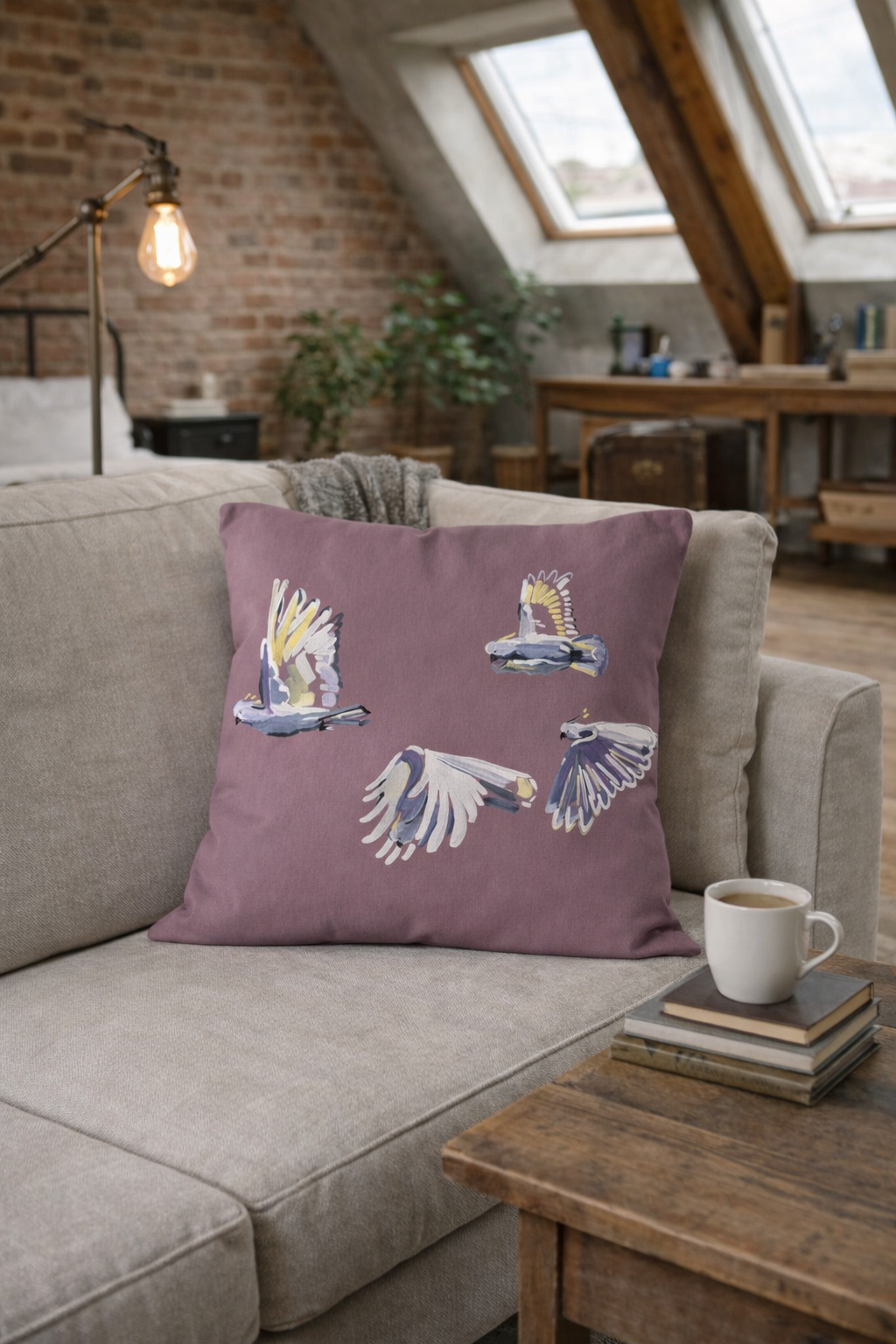 Cockatoo Cushion