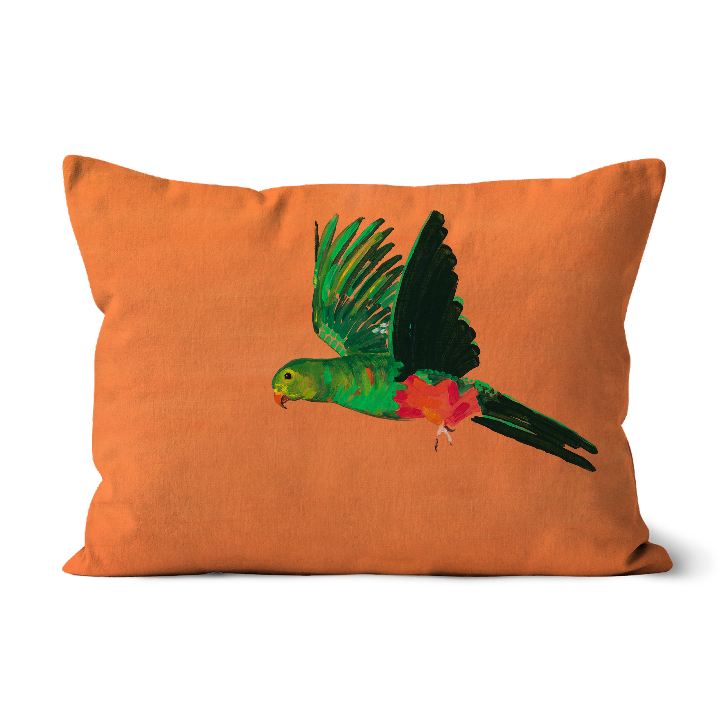 King Parrot Lumbar Cushion 19x13"