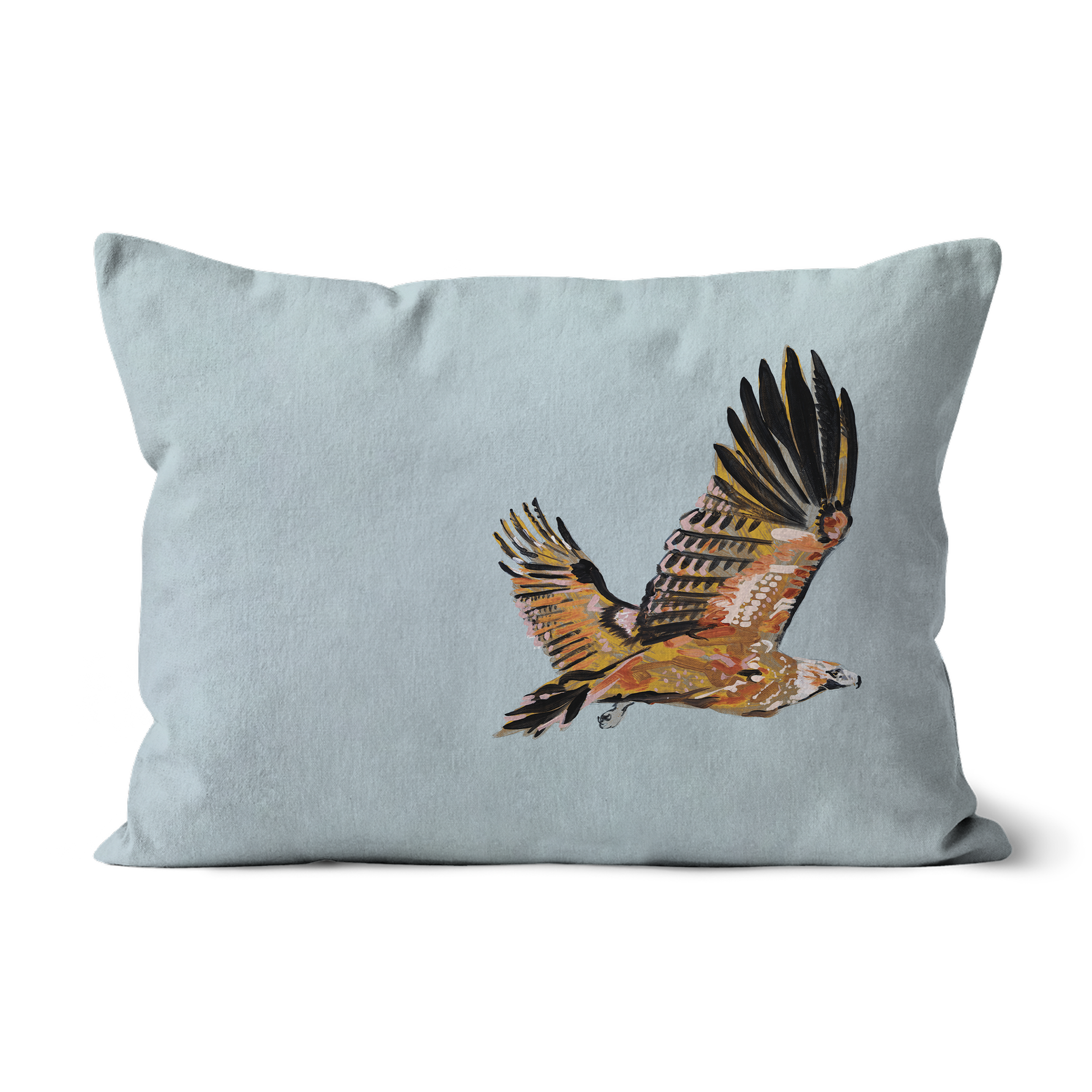 Wedge-tailed Eagle Lumbar Cushion 19x13"